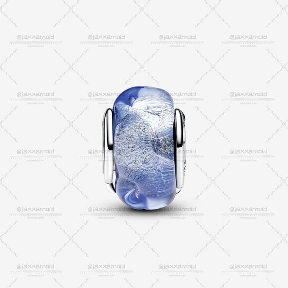 Pandora Wavy Blue Murano Glass Charm - Picture 2 of 6